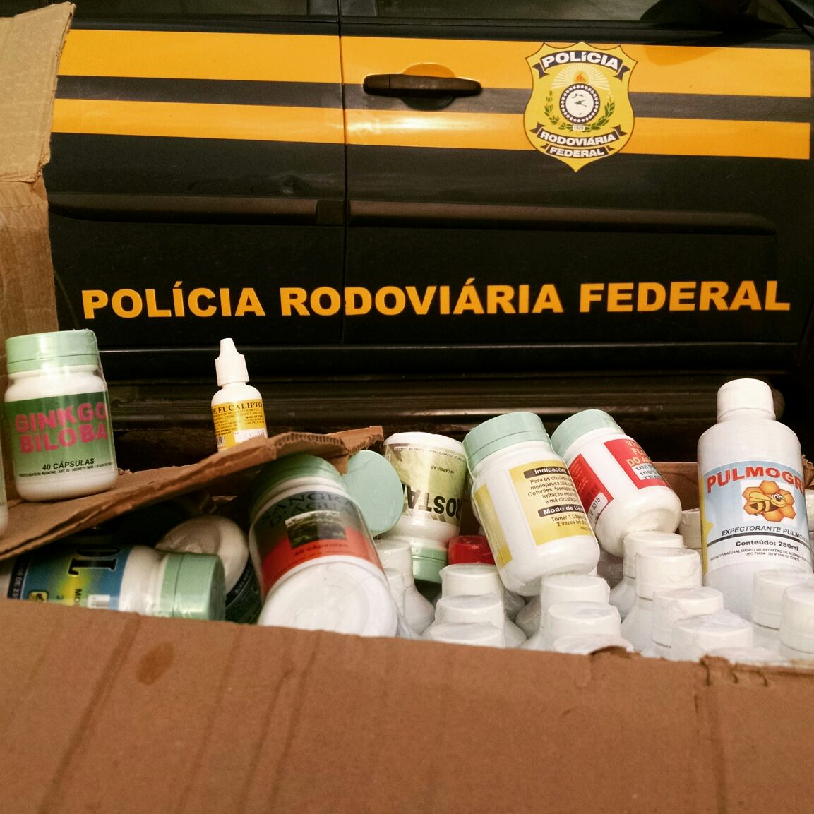 Remédios ilegais apreendidos em Ibitiara
