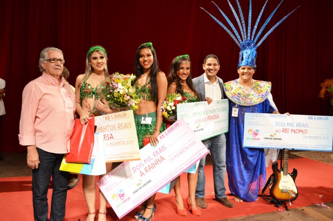Rainha, Princesas e Rei Momo são escolhidos