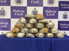 Draco apreende 20 quilos de maconha