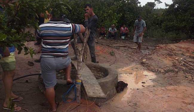 Idoso cai em cisterna e está preso há nove dias no local
