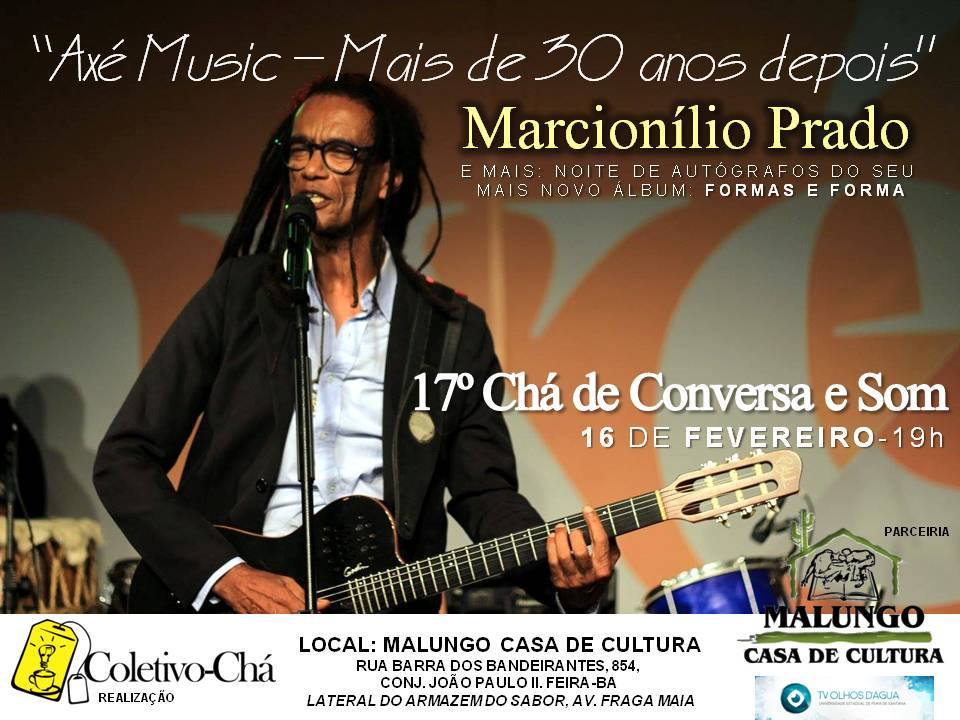 Projeto Chá de Conversa e Som será retomado com debate sobre Axé Music