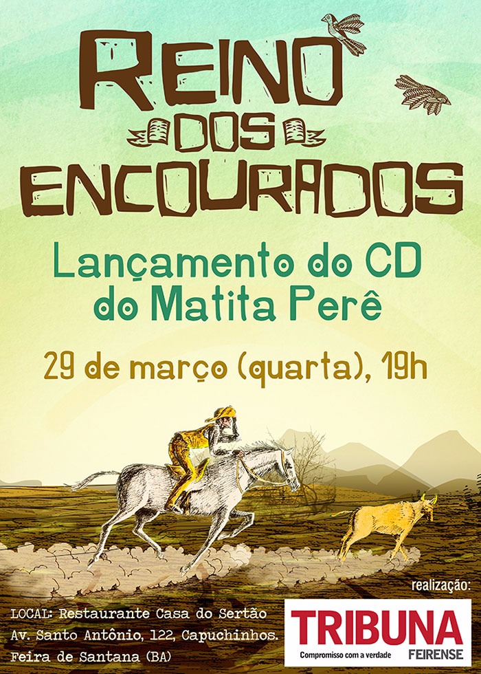 Reino dos Encourados tem lançamento quarta-feira