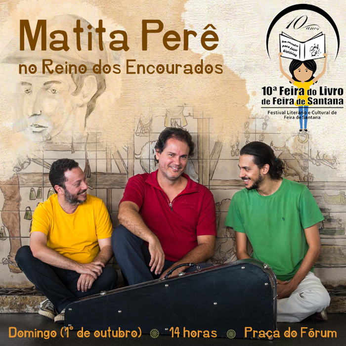 Matita Perê apresenta show do disco Reino dos Encourados na Feira do Livro