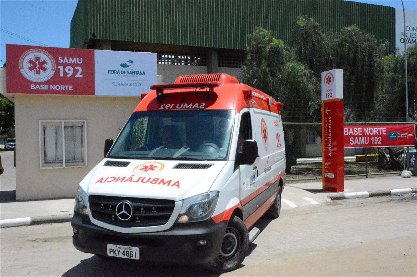 Serviço de Atendimento Móvel de Urgência recebe cerca de 3 mil chamados, por mês, em Feira