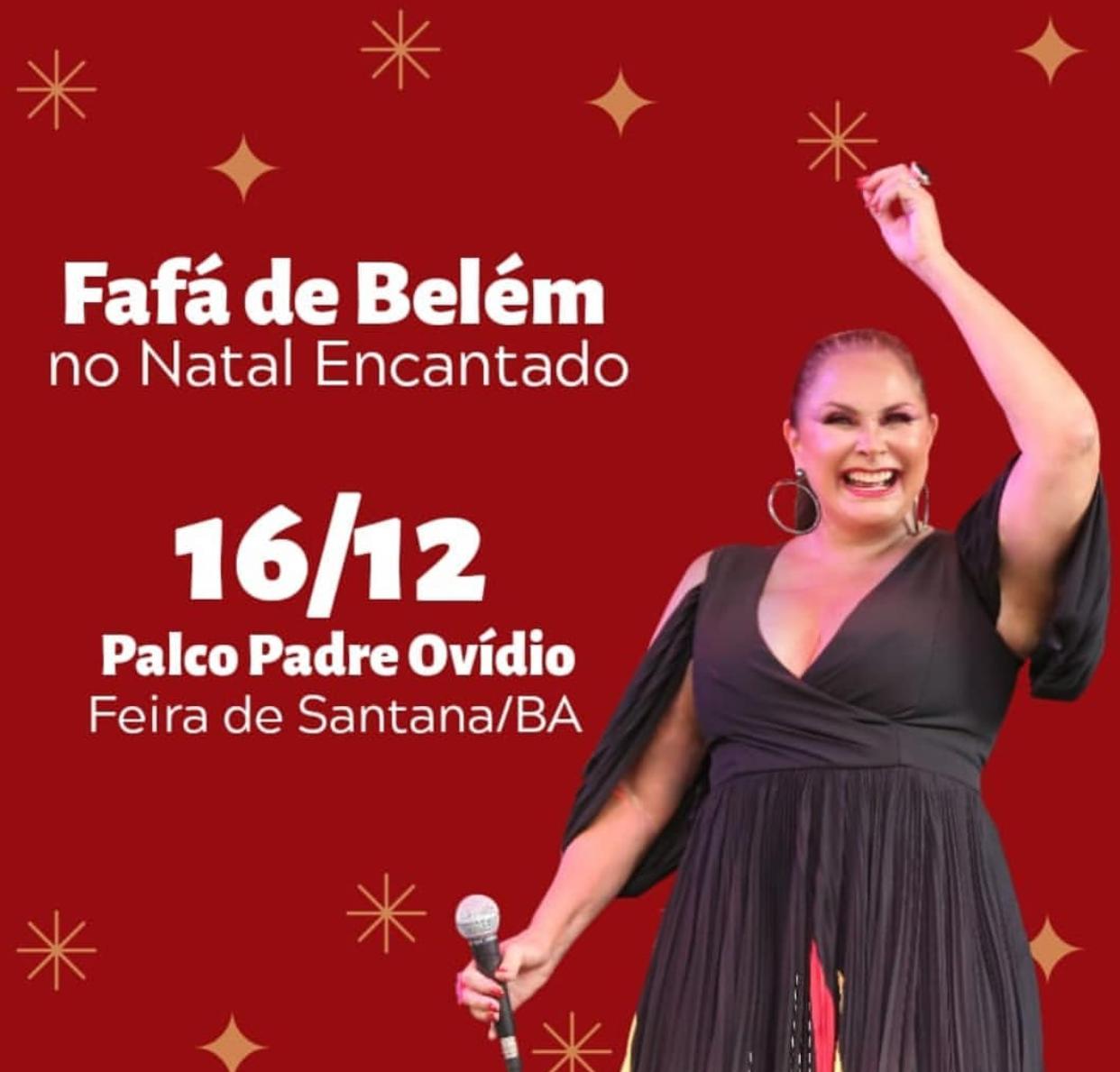 Fafá de Belém fala da emoção de cantar em Feira de Santana