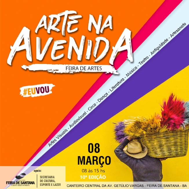 10ª edição do Projeto Arte na Avenida acontece em março