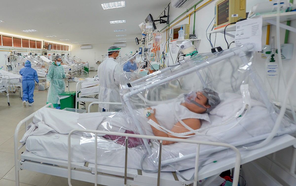 Seis estados brasileiros estão próximos de colapso de UTIs para Covid-19