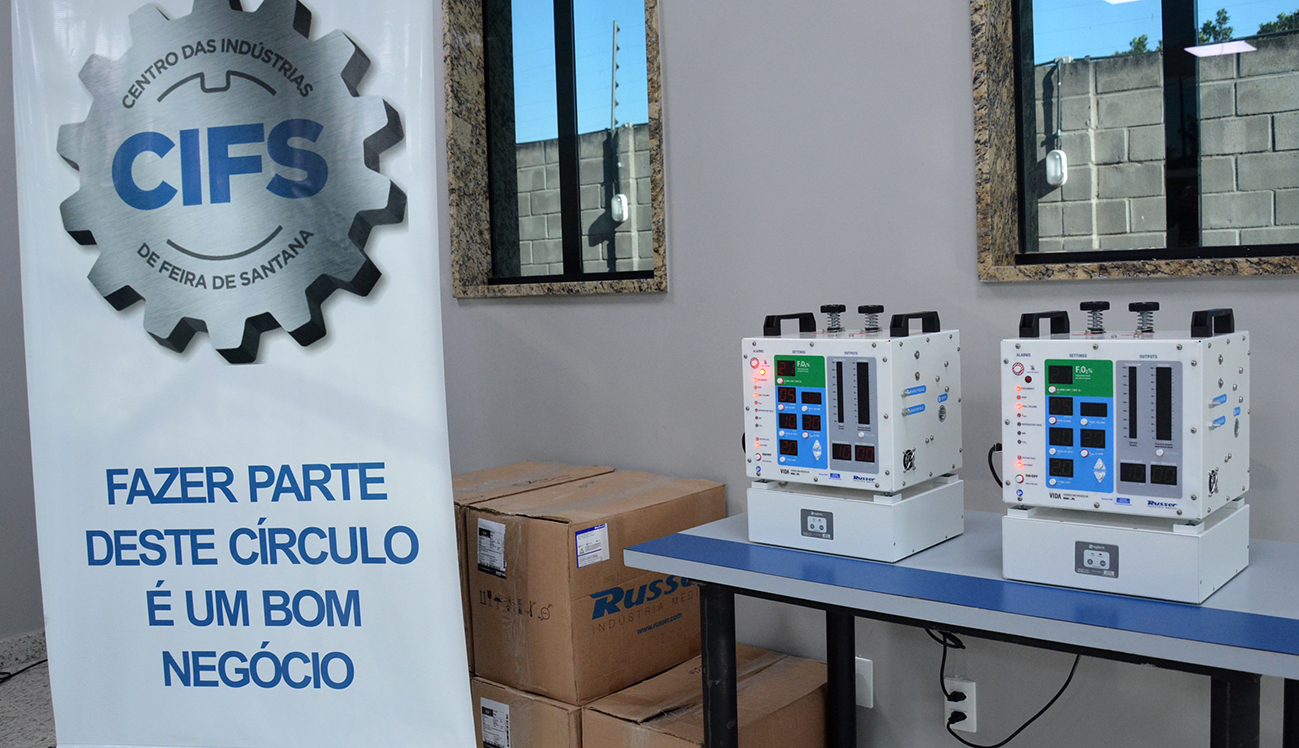 Indústrias e instituição de tecnologia doam cinco respiradores para Hospital de Campanha de Feira de Santana