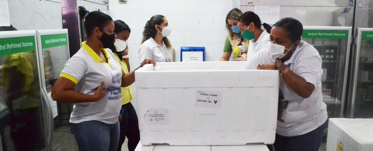 Secretaria Municipal de Saúde recebe mais 9 mil doses de vacinas contra a Covid-19