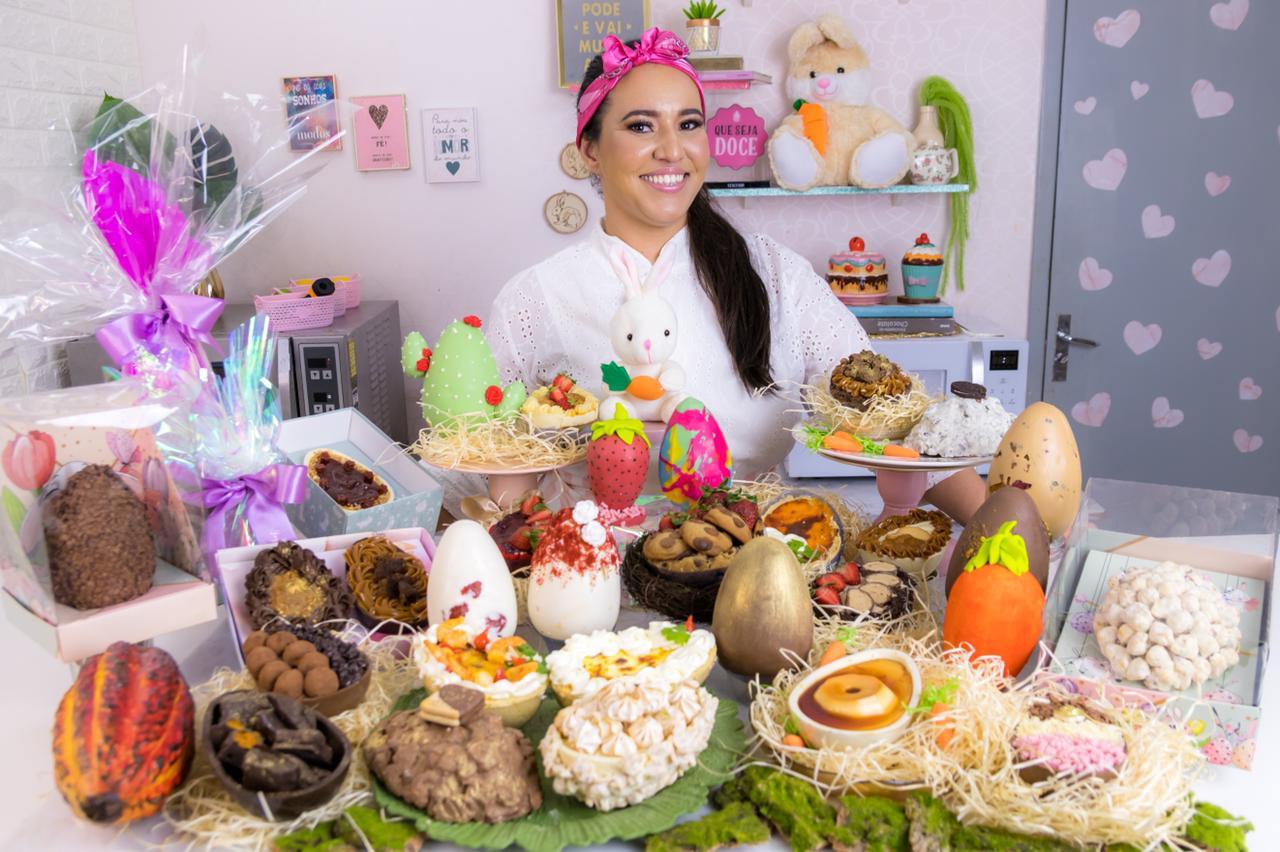 Páscoa de Jéssica Azevedo traz sabor e solidariedade