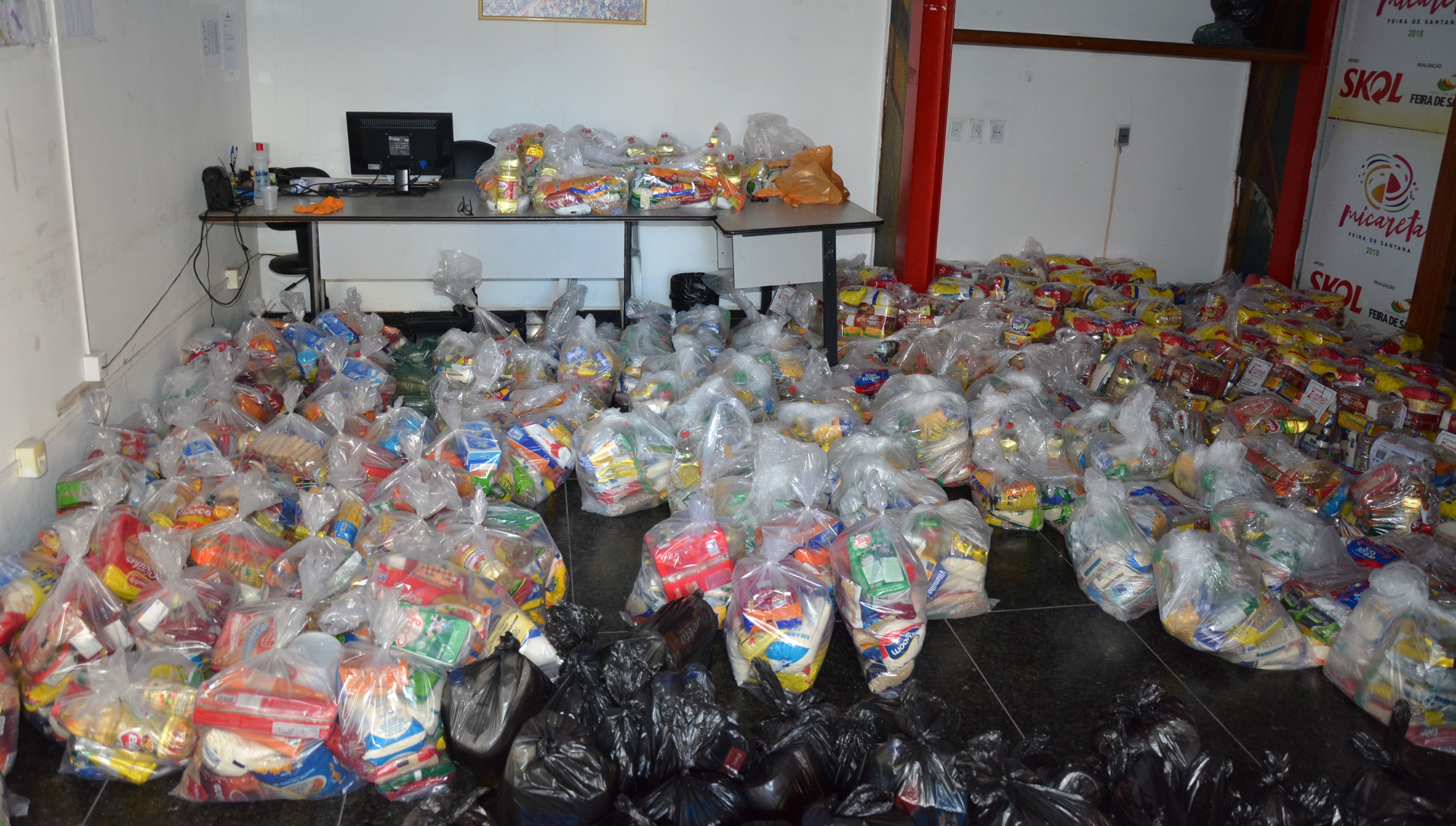 Entidades culturais recebem alimentos arrecadados em ação solidária