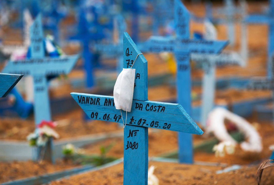 Brasil ultrapassa a marca de 512 mil mortes por Covid-19; em 24 horas, 1.547 vidas foram perdidas