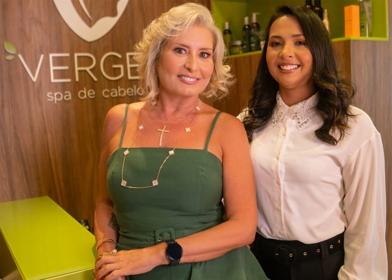 Domitila Daiha convidou a enfermeira e tricologista Nadja Mota para somar ao time do SPA de Cabelos