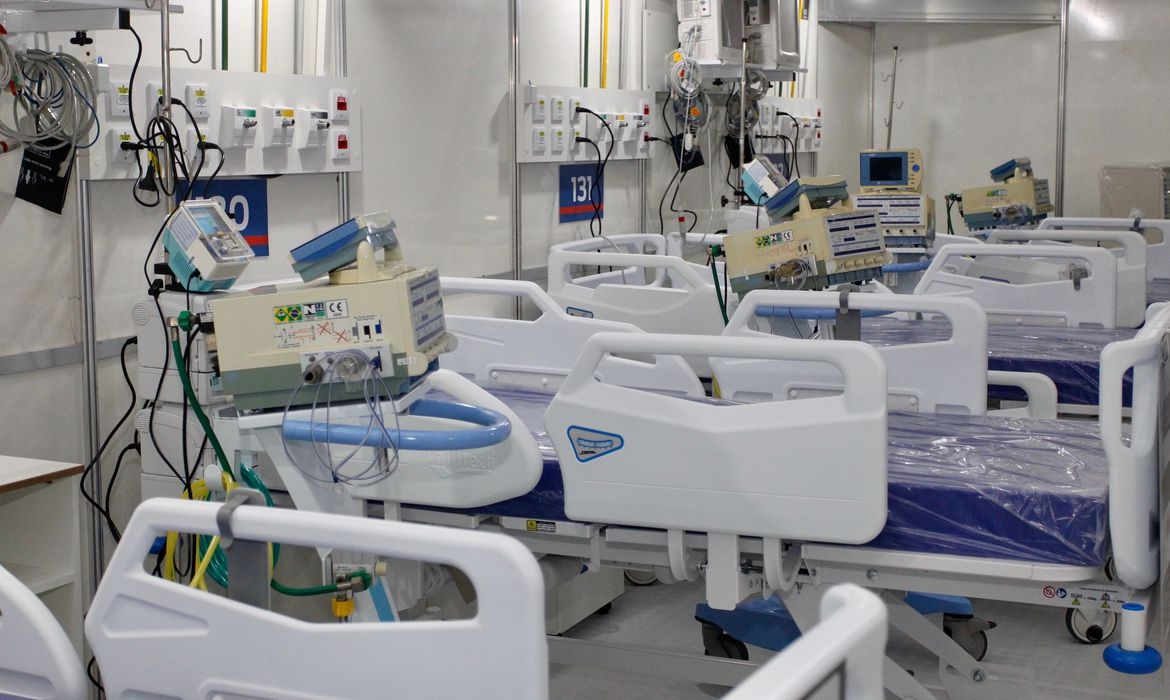 Ministério da Saúde prorroga, por 30 dias, custeio de leitos de UTI para Covid-19