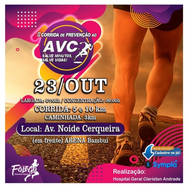 HGCA realiza 2ª Corrida de Prevenção ao AVC, no dia 23 de outubro