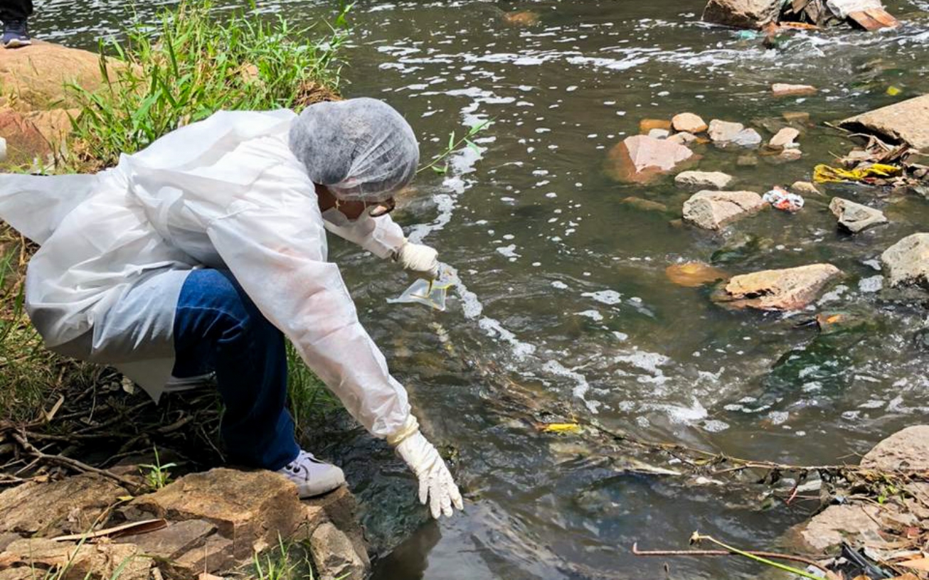Análise de água no Rio Jacuípe e riacho Cipriano Barbosa descarta bactéria da cólera