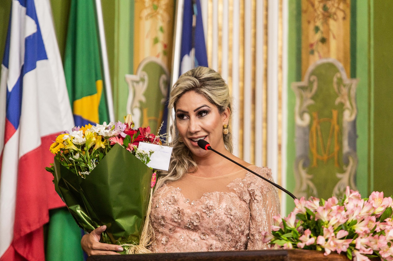 Michelle Santana recebeu título de cidadã soteropolitana