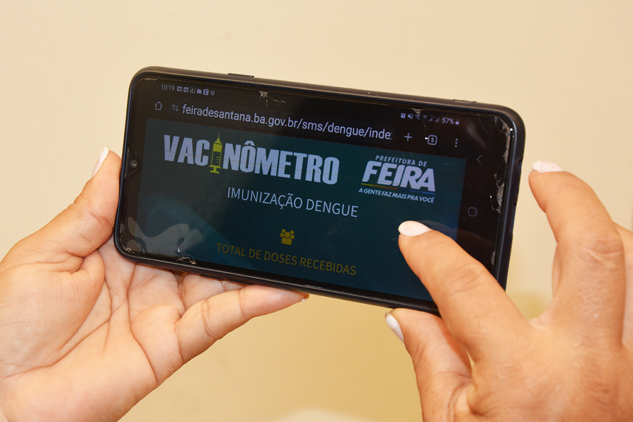 Prefeitura de Feira de Santana lança vacinômetro da dengue