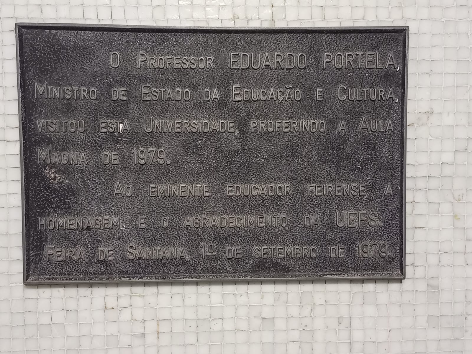 A homenagem a Eduardo Portella na Uefs