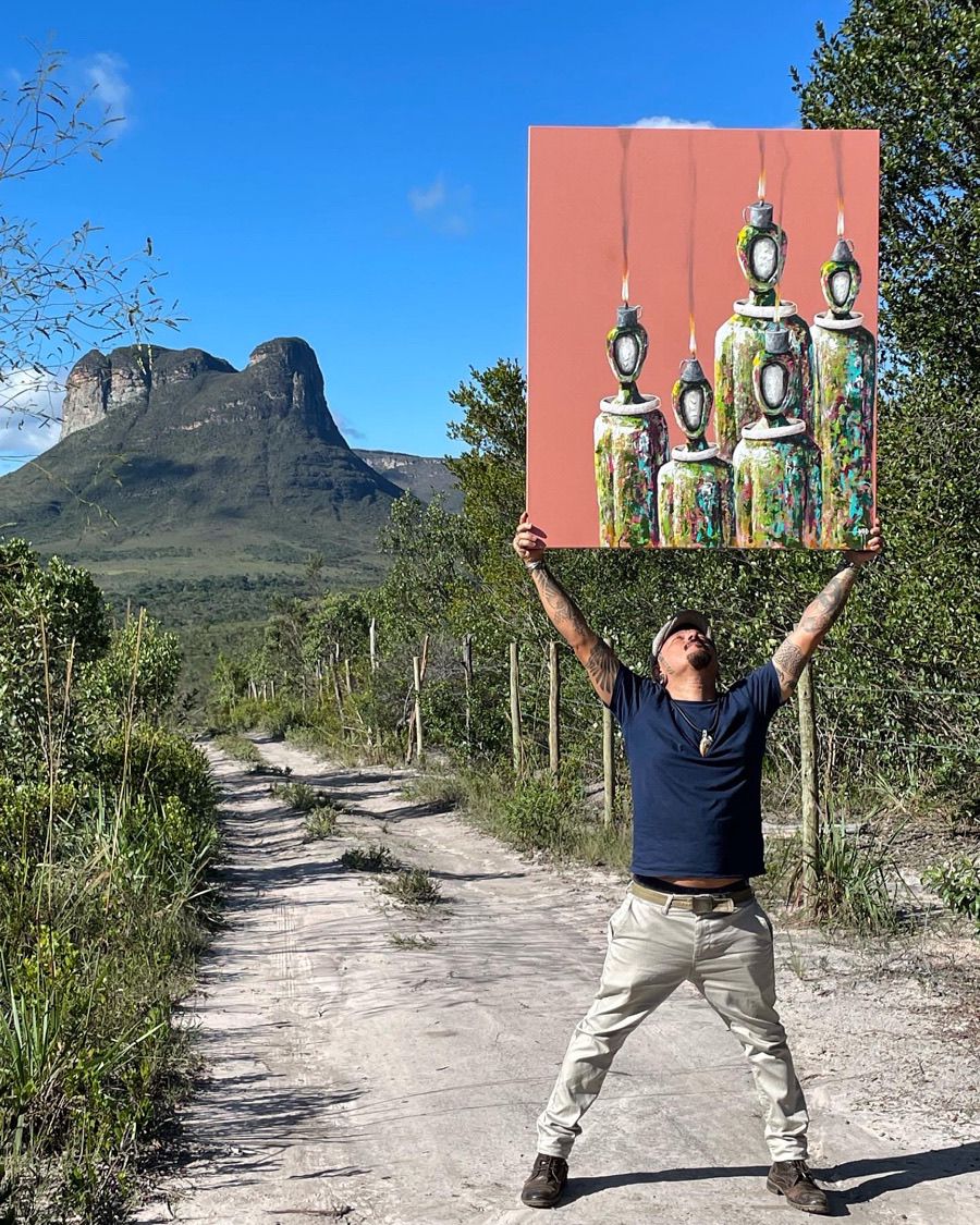 Artista visual MAD participa do 67? Salões de Artes da Bahia, em Irecê, representando o Vale do Capão 