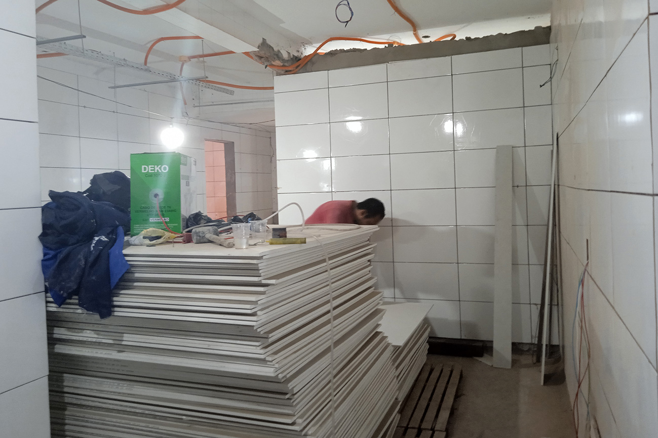 Avançam obras de reforma e ampliação do Ambulatório de Pediatria e do Bloco Neonatal do Hospital da Mulher