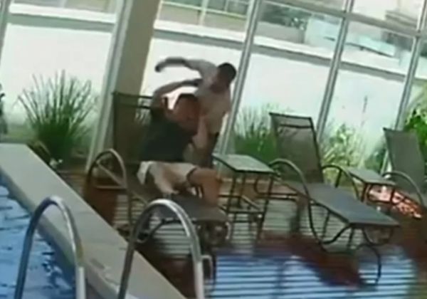 Sobrinho do governador Ronaldo Caiado é flagrado agredindo homem em condomínio de Goiânia