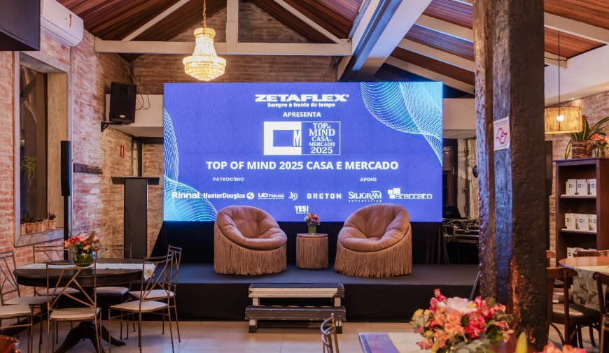Tidelli conquista Top of Mind 2025 no segmento de mobiliário outdoor