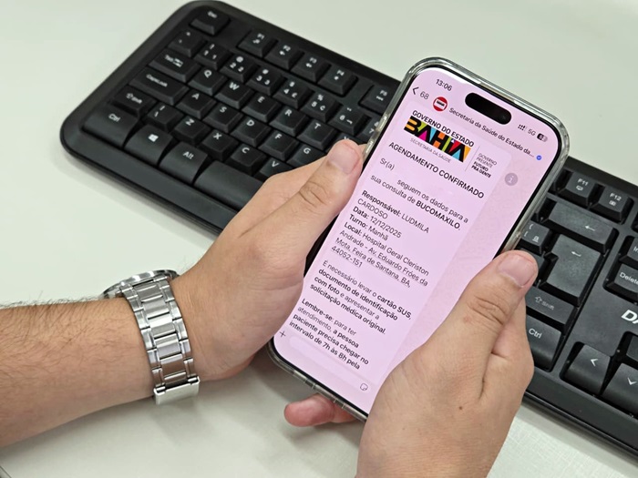 Hospital Clériston Andrade utiliza robô virtual pioneiro do SUS para reduzir faltas em consultas especializadas
