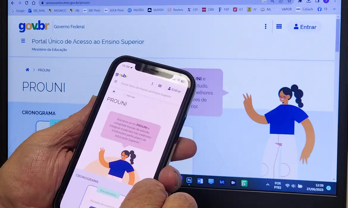 Inscrições para o 1º semestre do Prouni 2026 começam nesta segunda