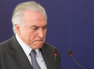 Temer entra para a história
