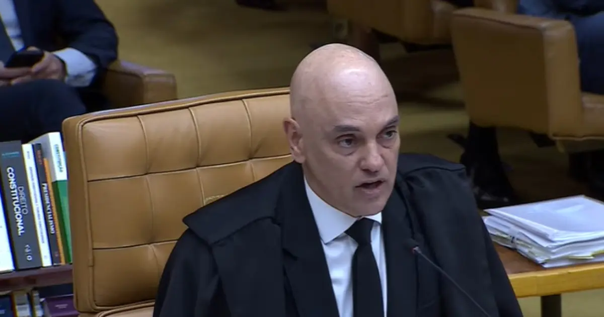 Moraes diz que grupo tenta desestabilizar o STF e a economia brasileira