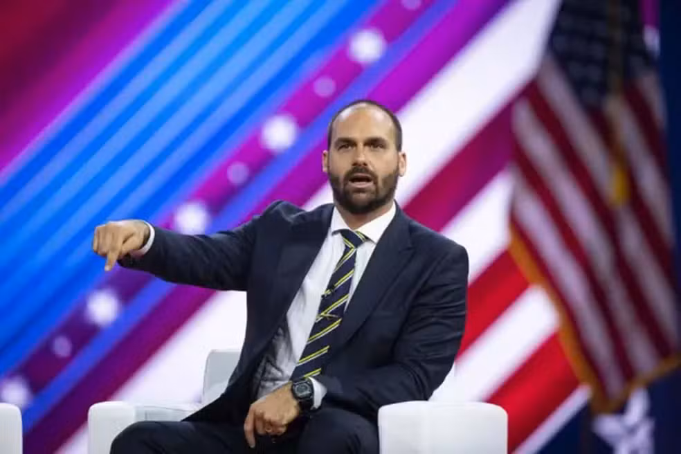 Eduardo Bolsonaro promete acionar governo dos EUA após condenação de prisão pelo STF